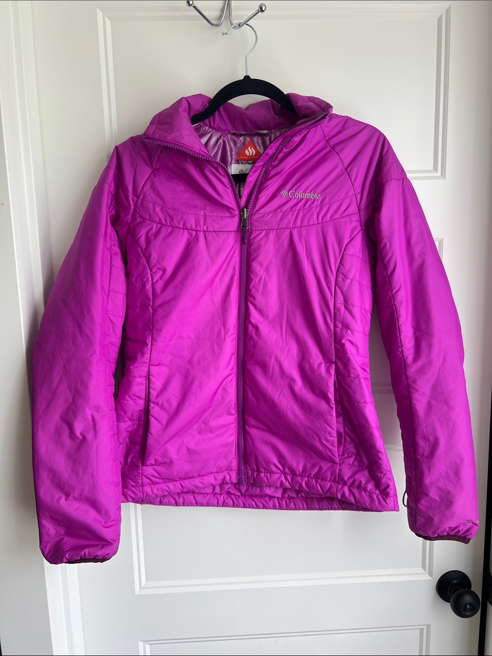 Columbia Magenta Insulated Hooded Puffer Jacket